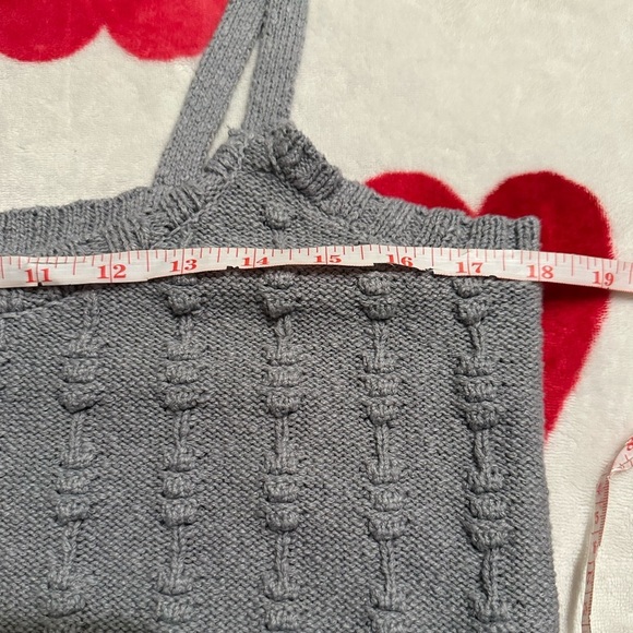 NWT Weekend Los Angeles Women's Knit Top in Dusty Blue - Picture 7 of 10